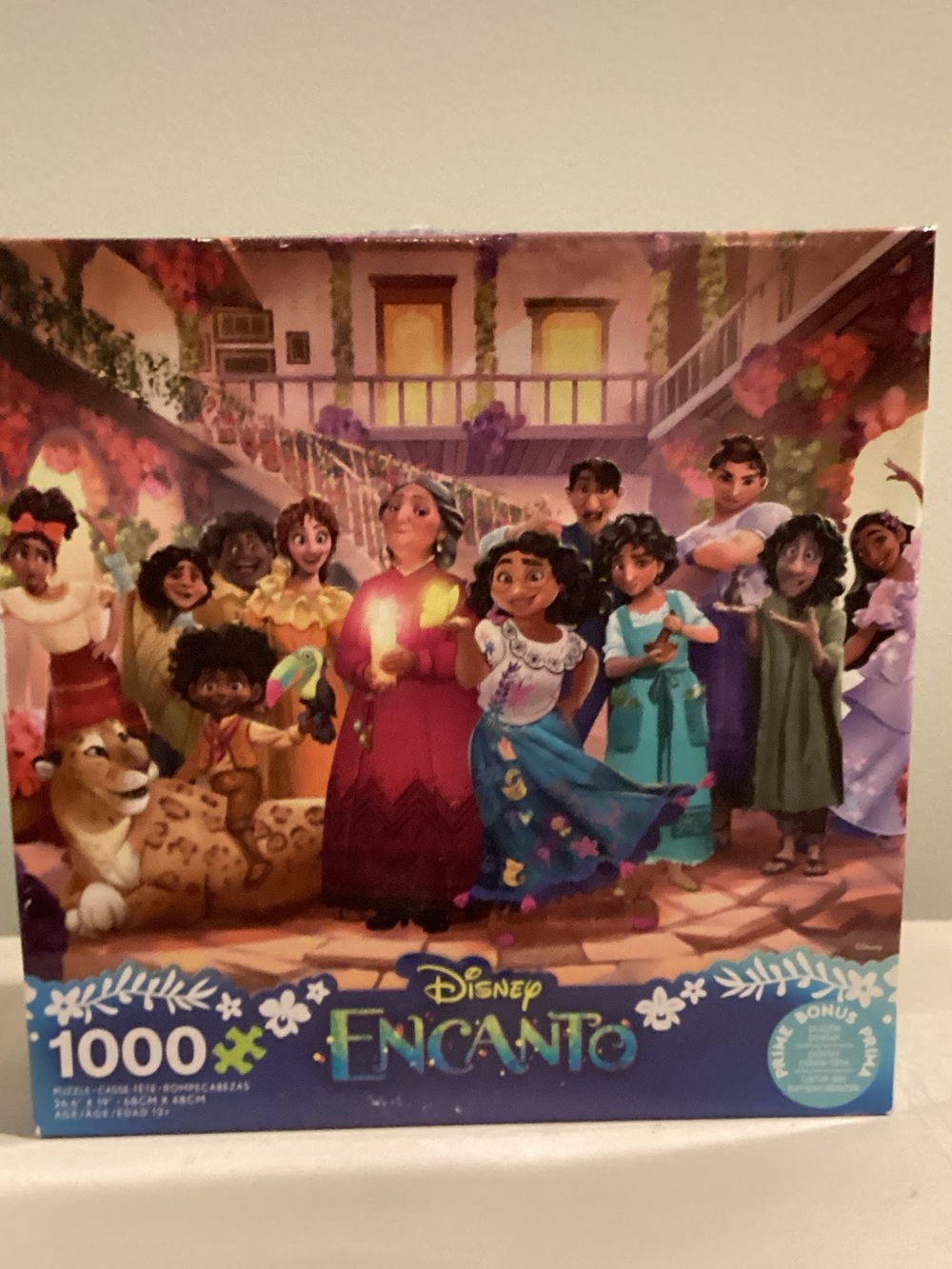 Disney Encanto 1000-Piece Puzzle - Blue, Purple, Pink, Green, Yellow